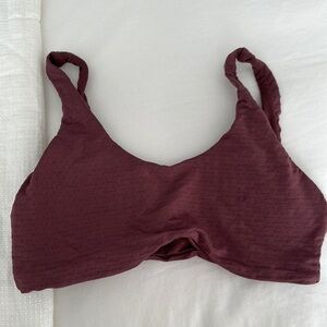 CSB Women's Maroon Set Medium Sports Bra and Shorts Workout Set